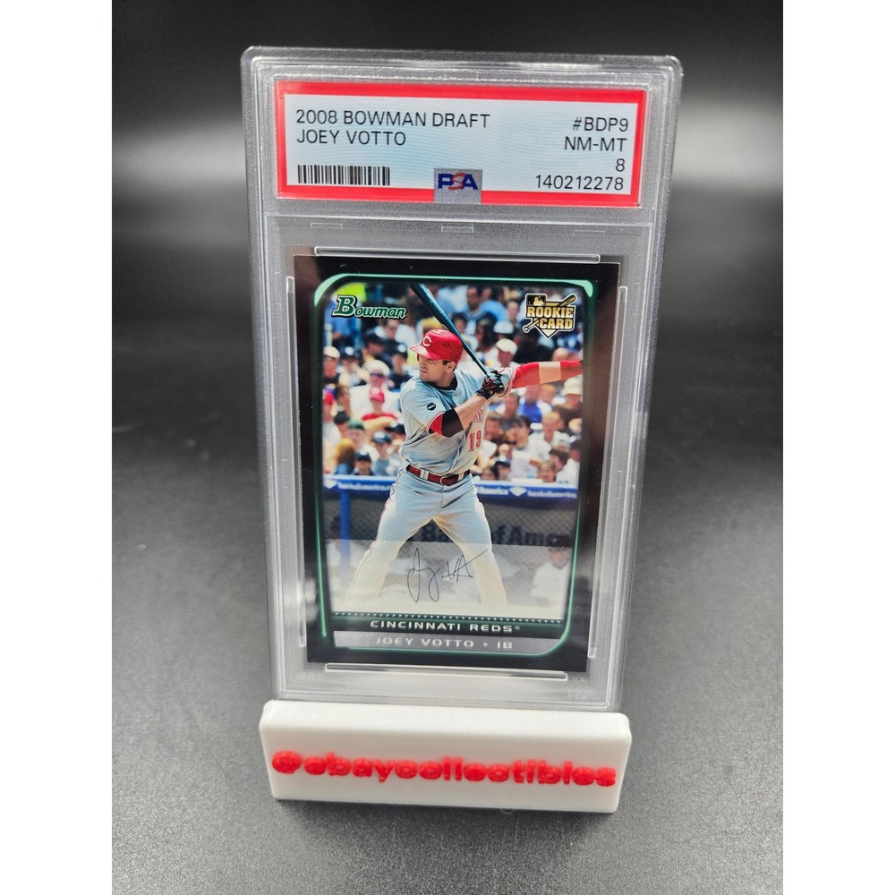 2008 Bowman Draft Joey Votto Rookie Card #BDP9 PSA 8 NM-MT Cincinnati Reds